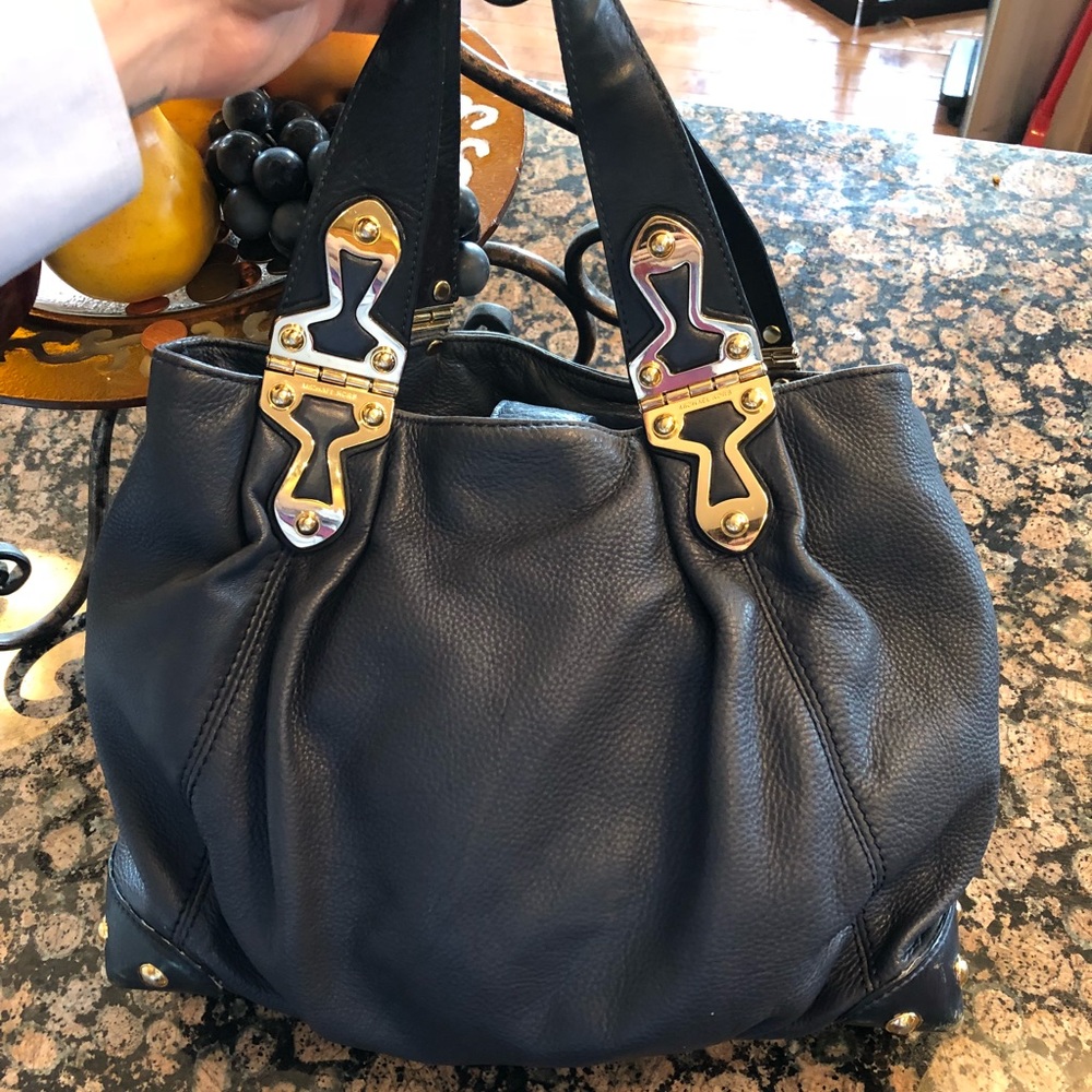 Navy Michael Kors purse!